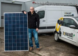 Duurzame energie met de zonnepanelen van Zonwatt Zonwatt (c) Joke Schut