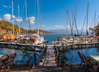 Zeilen in Turkse wateren