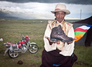 Unieke ervaring: bergschoenen uit Yak-leer