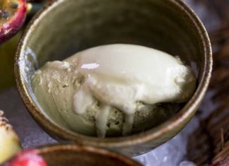 Exclusief ijs van groene thee