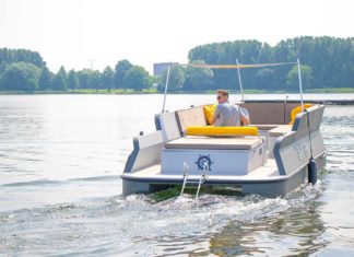 Het ‘Nieuwe Varen’ met de Qrafter loungeboot Qrafter - Fotografie Maybelline Koense