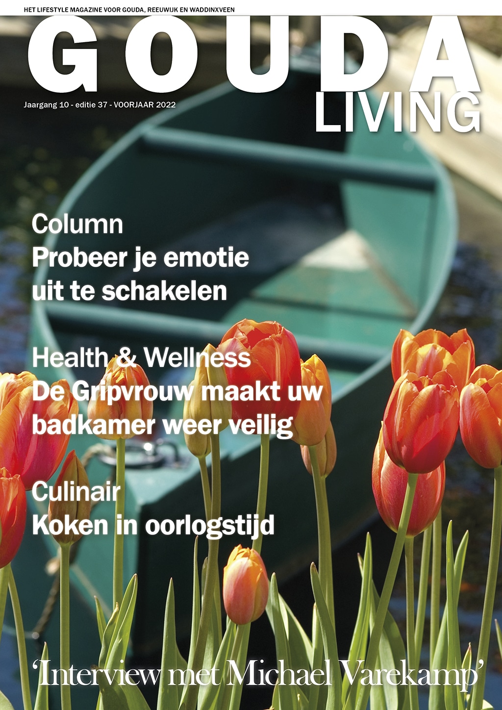 Cover Gouda Living editie 37 - voorjaar 2022