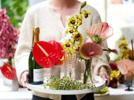 Bloemrijke decemberdecoraties - Fotografie: Anthuriuminfo.com
