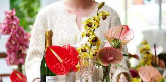Bloemrijke decemberdecoraties - Fotografie: Anthuriuminfo.com